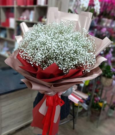 Букет цветов из: Гипсофила в Горячем Ключе