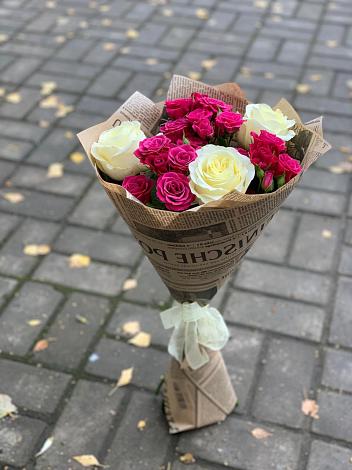 Букет цветов из: Розы в Горячем Ключе